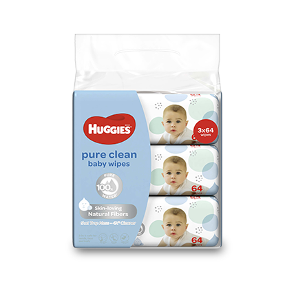 Huggies Baby Wet Wipes - Pure Clean